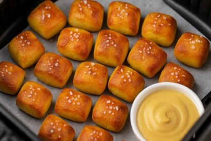 Thumbnail for You Won’t Believe How Easy These Air Fryer Keto Pretzel Bites Are to Make!