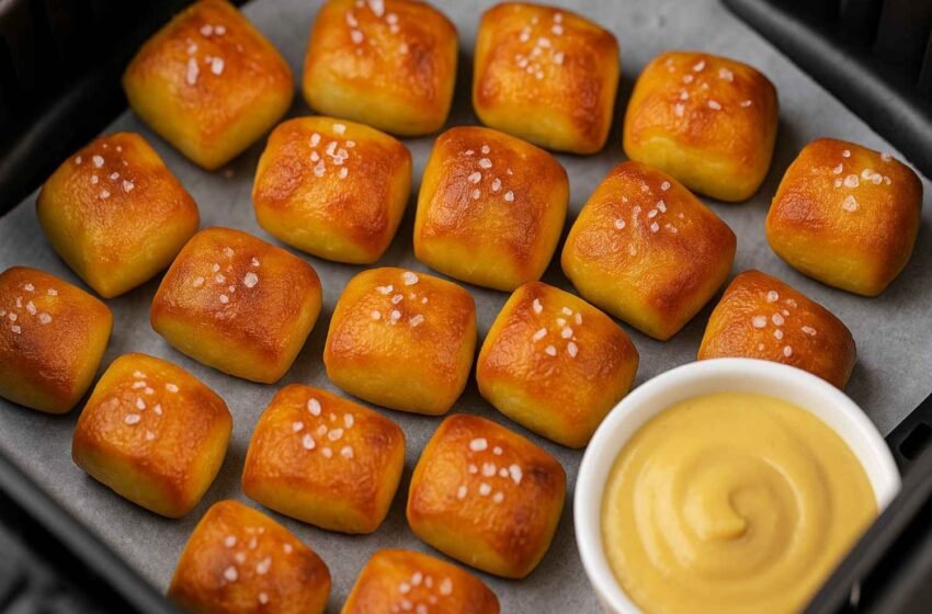 Air Fryer Keto Pretzel Bites