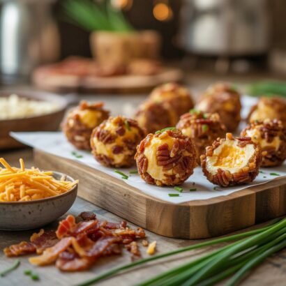 Bacon Cheddar Mini Cheese Balls