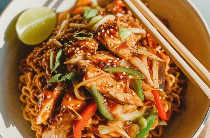 Chicken Ramen Stir Fry Recipe