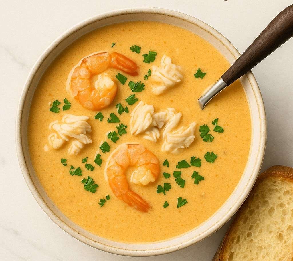 The Creamiest Crab and Shrimp Seafood Bisque You’ll Ever Taste