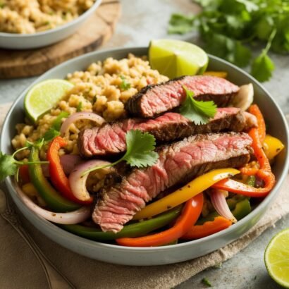 High Protein Steak Fajita Bowl – Low-Carb Simplified