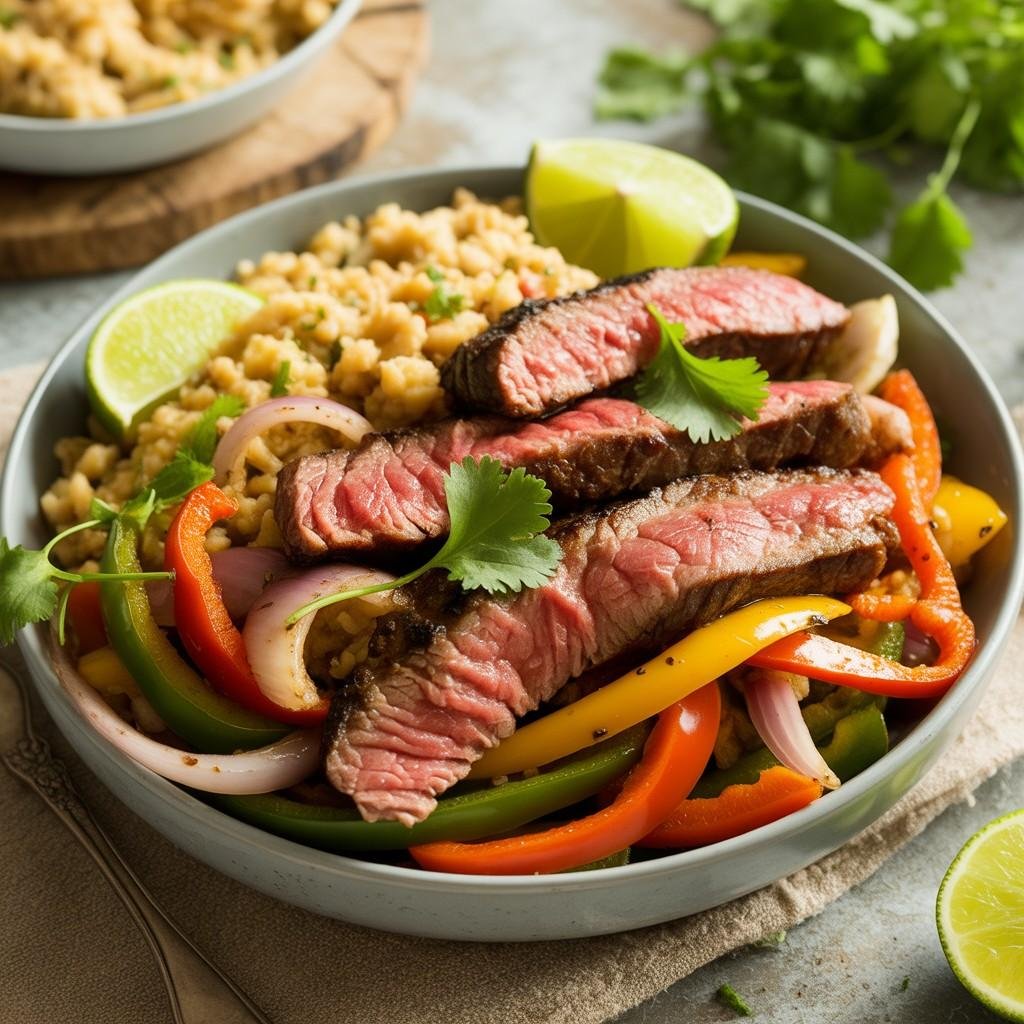 High Protein Steak Fajita Bowl – Low-Carb Simplified