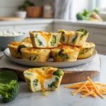 “These High Protein Broccoli Cheddar Egg Bites Taste Way Too Good to Be Healthy”