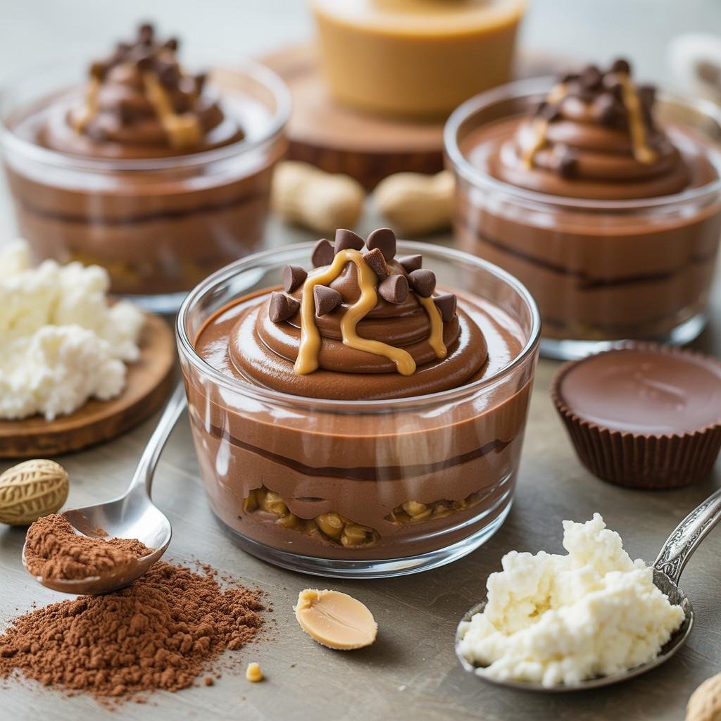 This 2-Minute Peanut Butter Cup Cottage Cheese Mousse Is Pure Genius