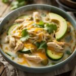 Creamy Low-Carb White Chicken & Zucchini Chili