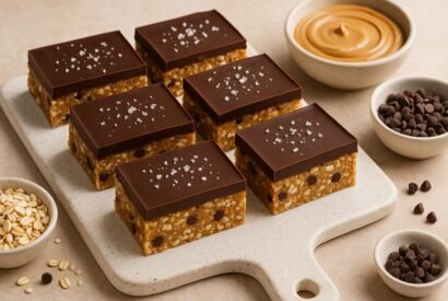 Thumbnail for Creamy No-Bake Peanut Butter Vegan Protein Bars