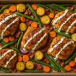 Crispy Chicken Bacon Ranch Sheet Pan Dinner