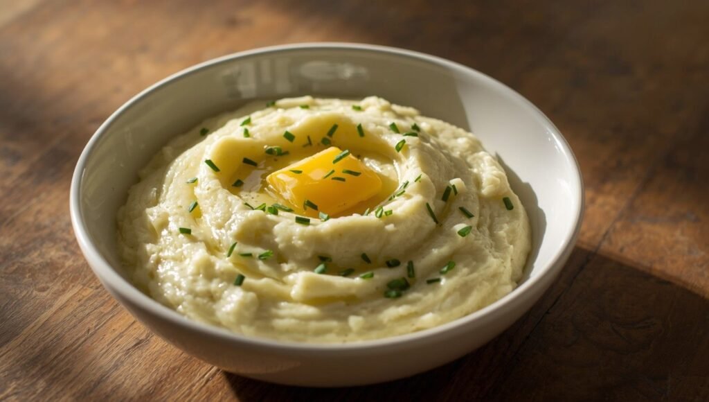 Garlic Mashed Cauliflower (Keto & Creamy)