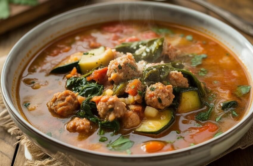 High-Protein-Creamy-Italian-Sausage-Vegetable-Soup