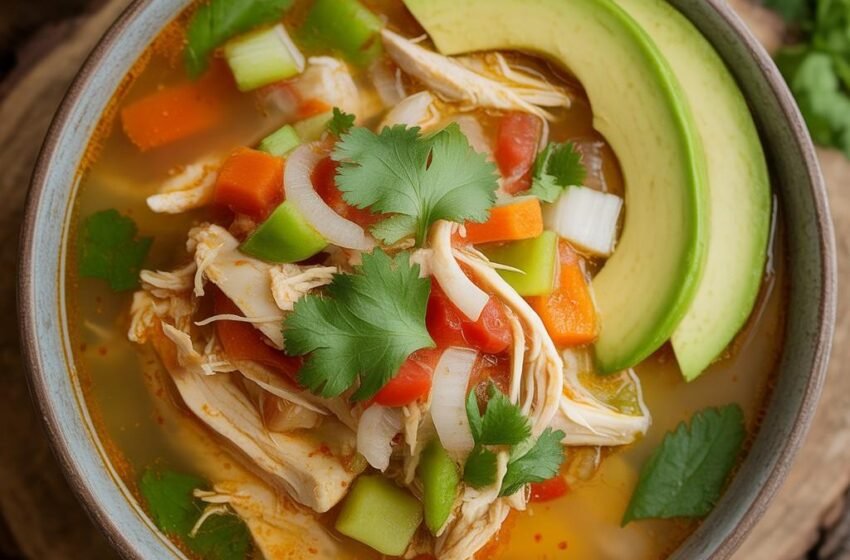 Mexican chicken soup