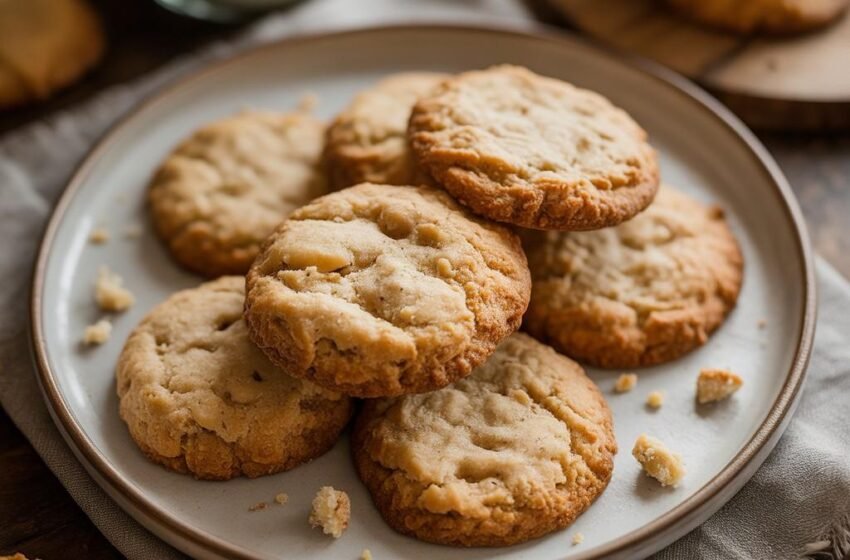 High-Protein Almond-Cottage Cheddar Cookies