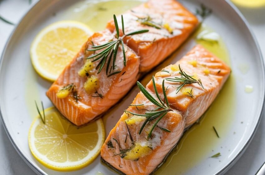 citrus-herb air-fryer salmon