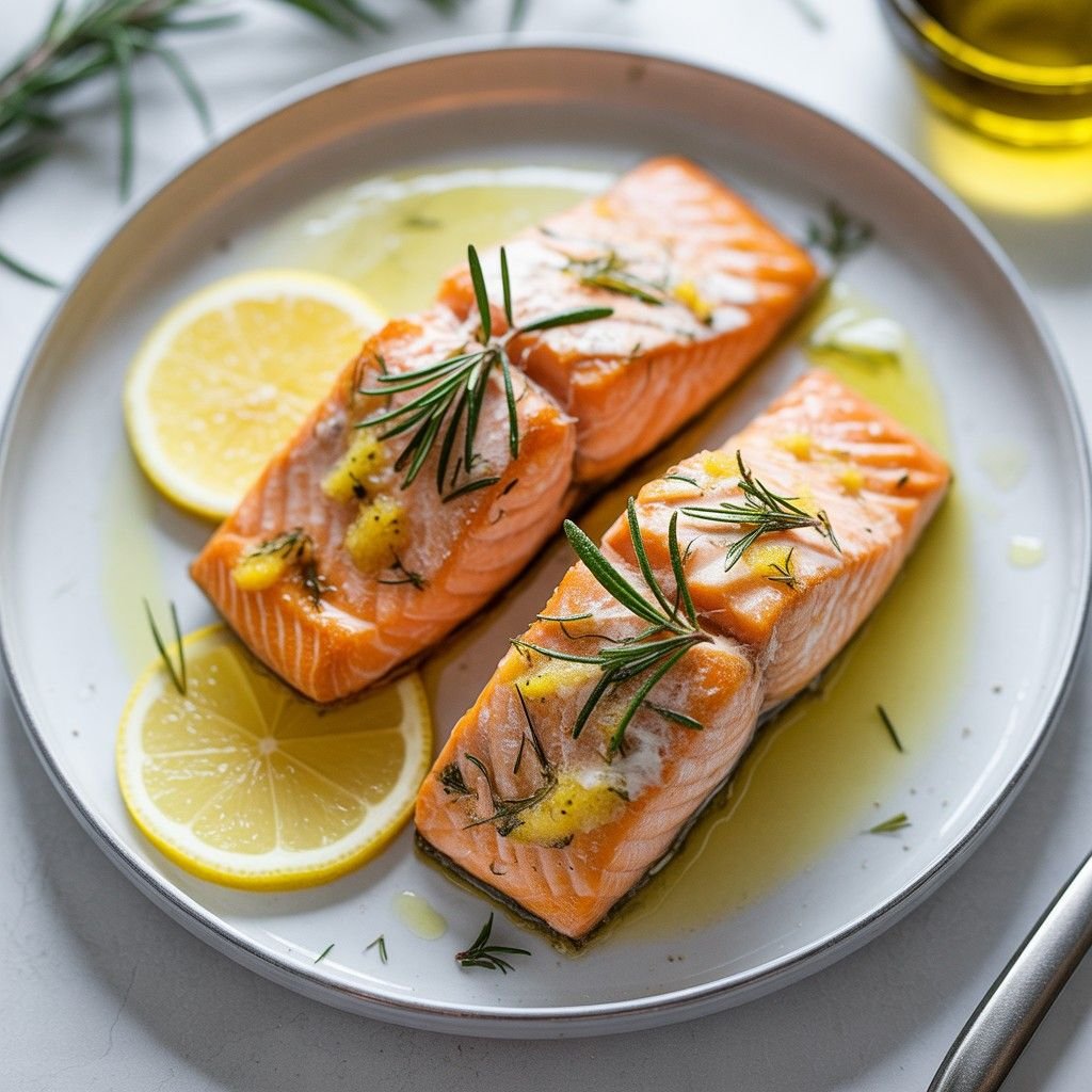 citrus-herb air-fryer salmon