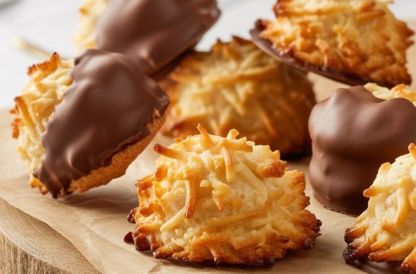 coconut-almond macaroons