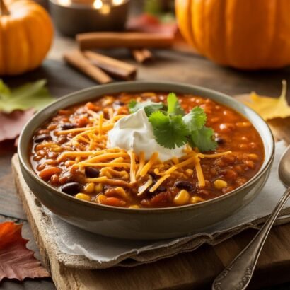 Pumpkin & Black Bean Chili