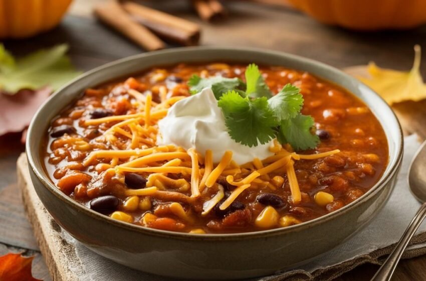 Pumpkin & Black Bean Chili