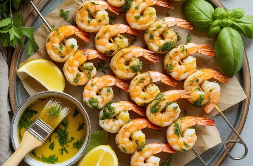 Zesty Herb & Citrus Shrimp Kabobs