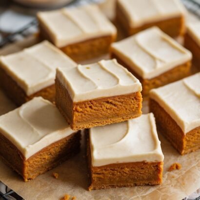 Healthy Pumpkin Bars