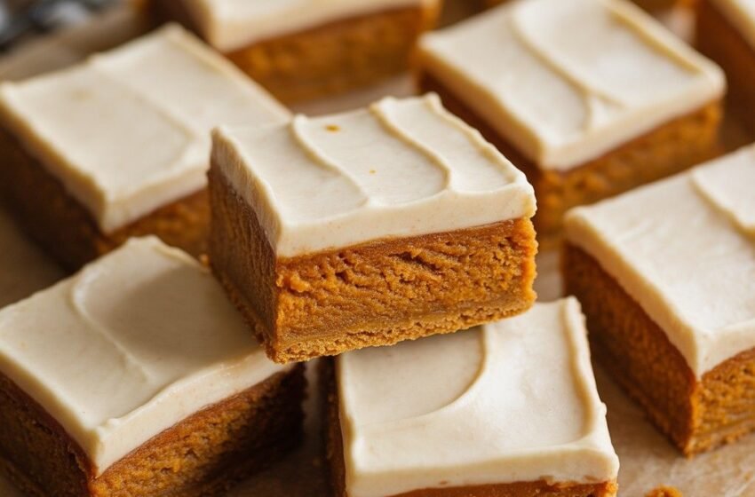 Healthy Pumpkin Bars