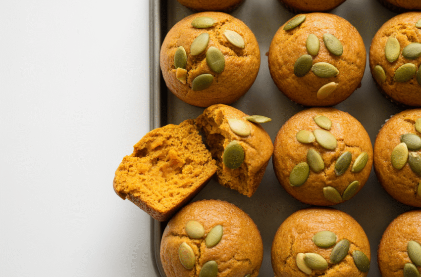 pumpkin protein muffins