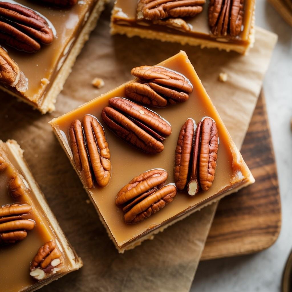 Buttery Maple-Caramel Pecan Bars