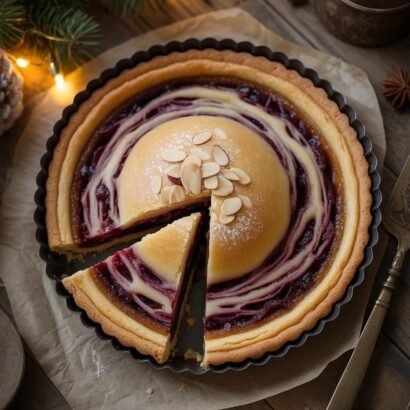 Christmas Frangipane Mincemeat Tart