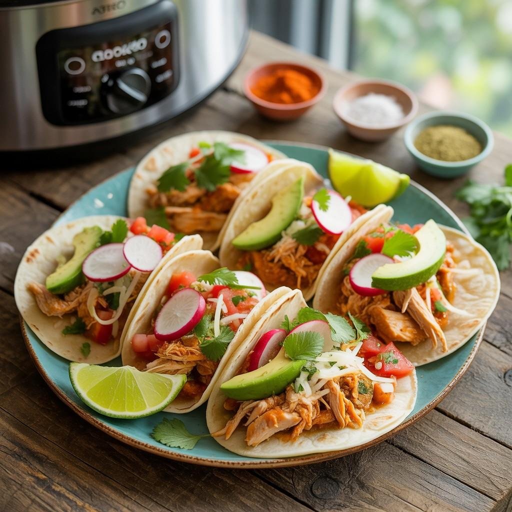 Shredded Chicken Tacos