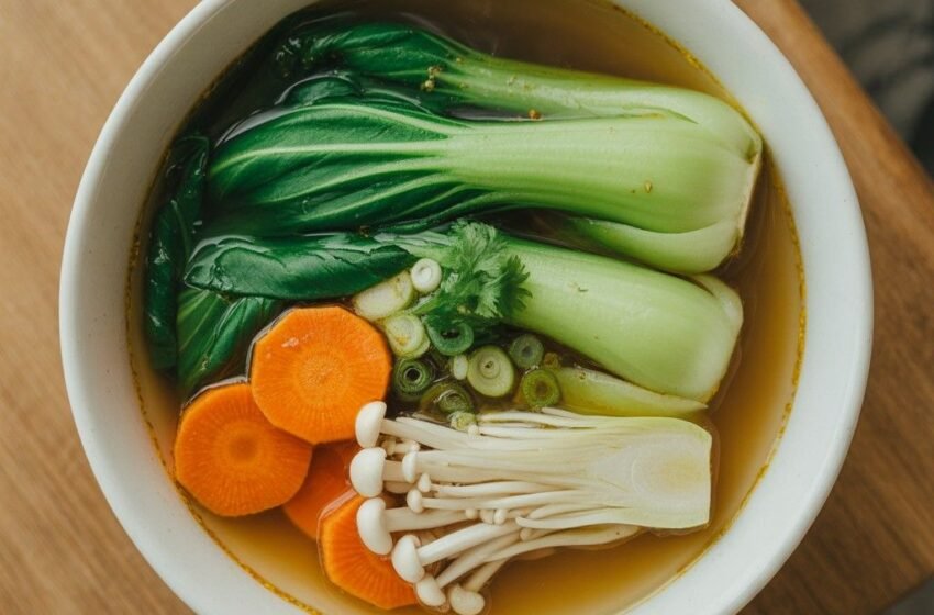 Quick Chinese Vegetable Soup
