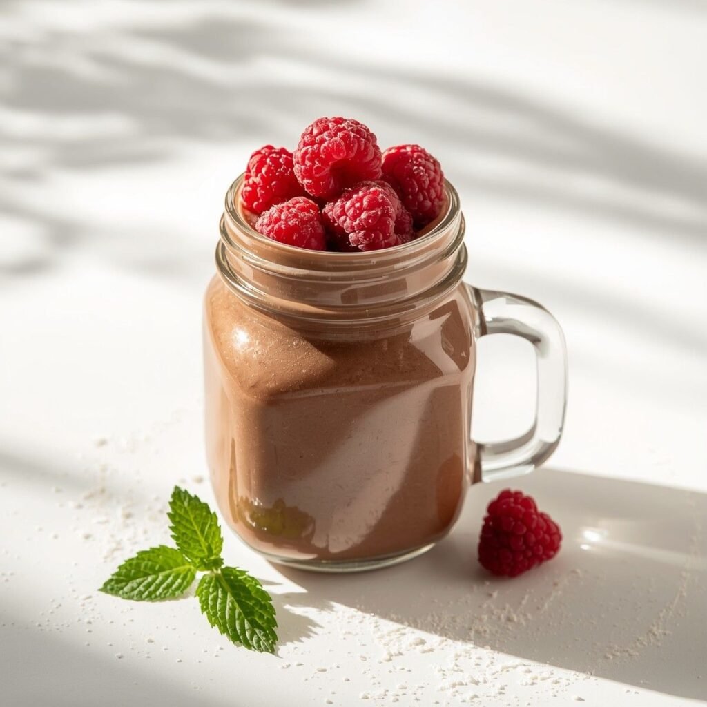 Chocolate protein pudding