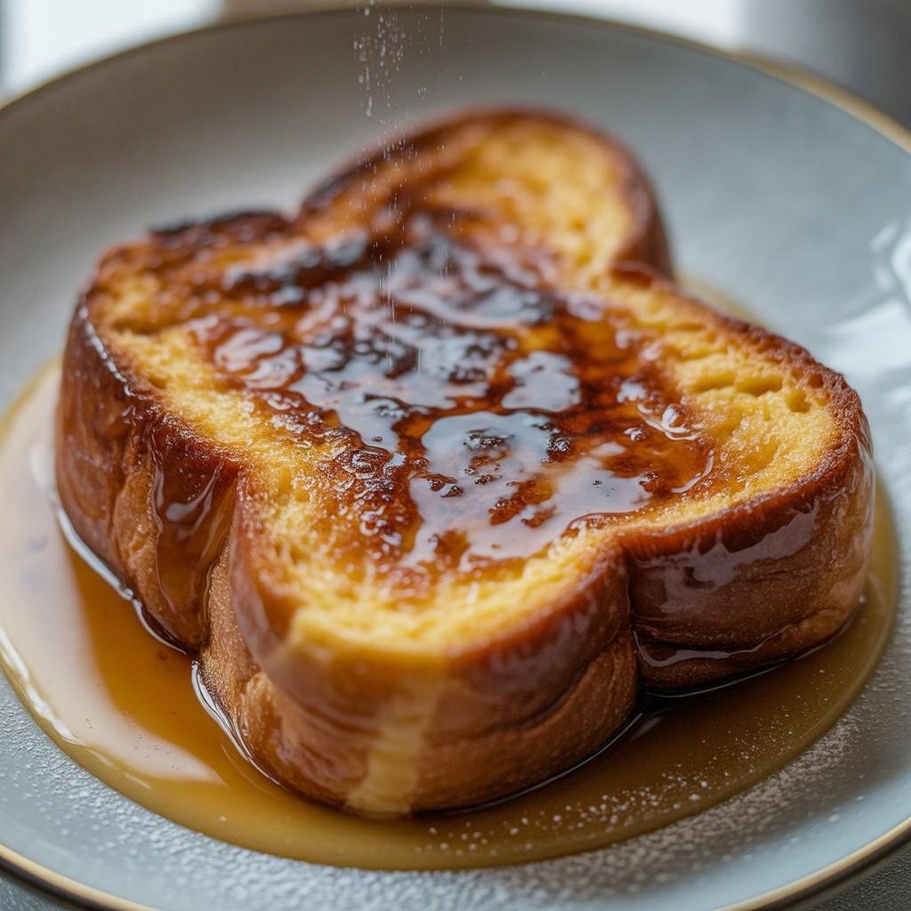 Crème brûlée French toast