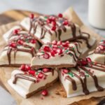 Festive holiday yogurt bark
