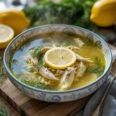 Greek Lemon Chicken Soup