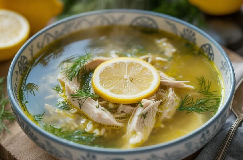 Greek Lemon Chicken Soup