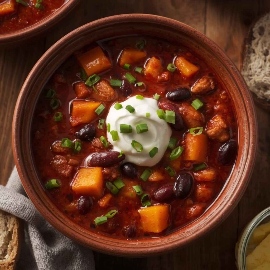 Hearty vegetarian chili