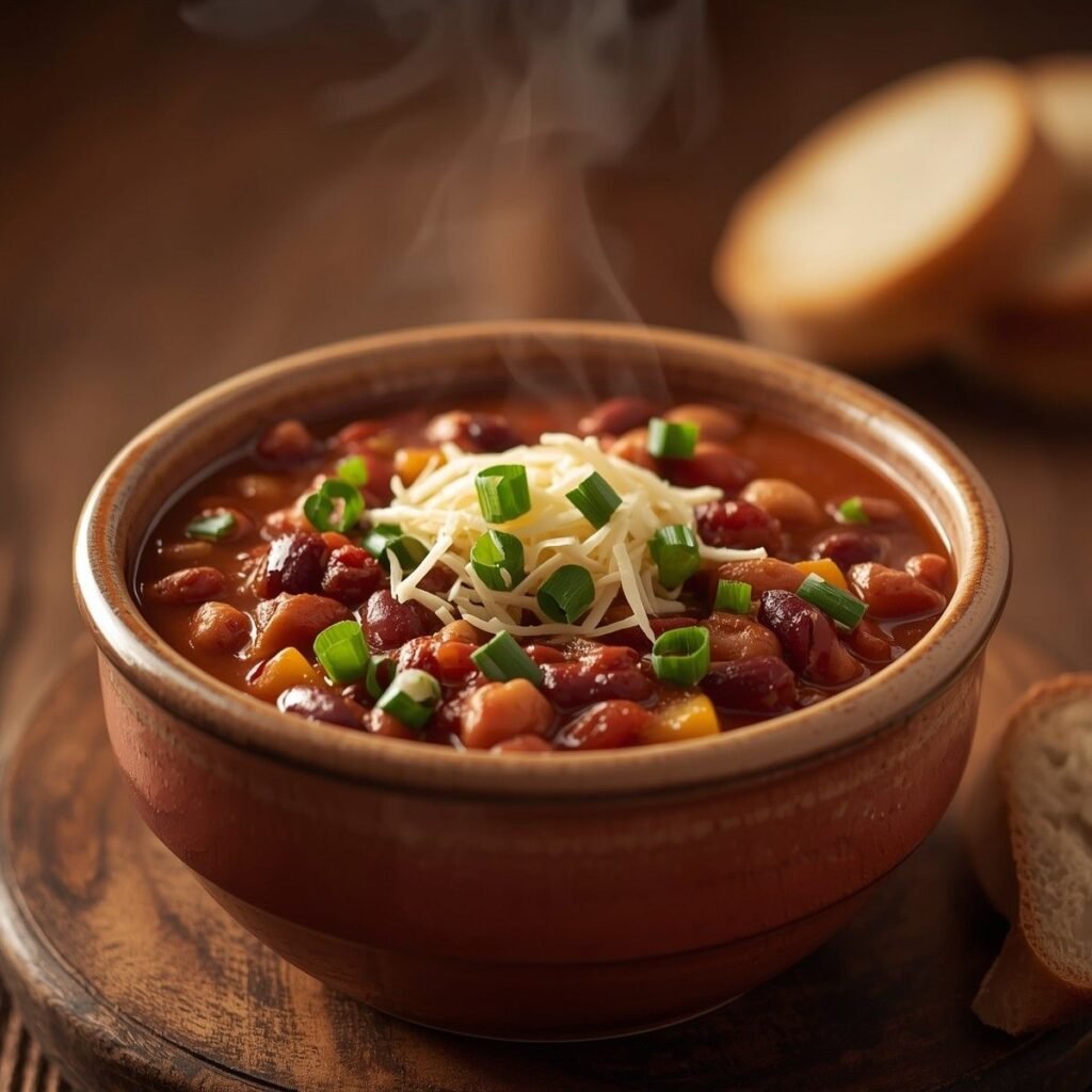 Rich turkey chili with beans
