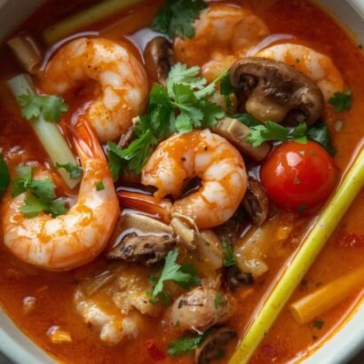 Spicy Thai Tom Yum soup
