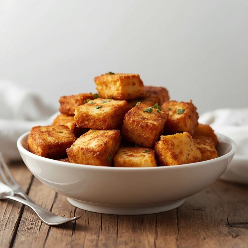 Vegan Air-Fried Tofu Nuggets