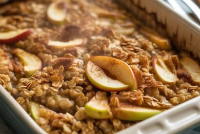 Thumbnail for Apple Cinnamon Oatmeal Breakfast Bake