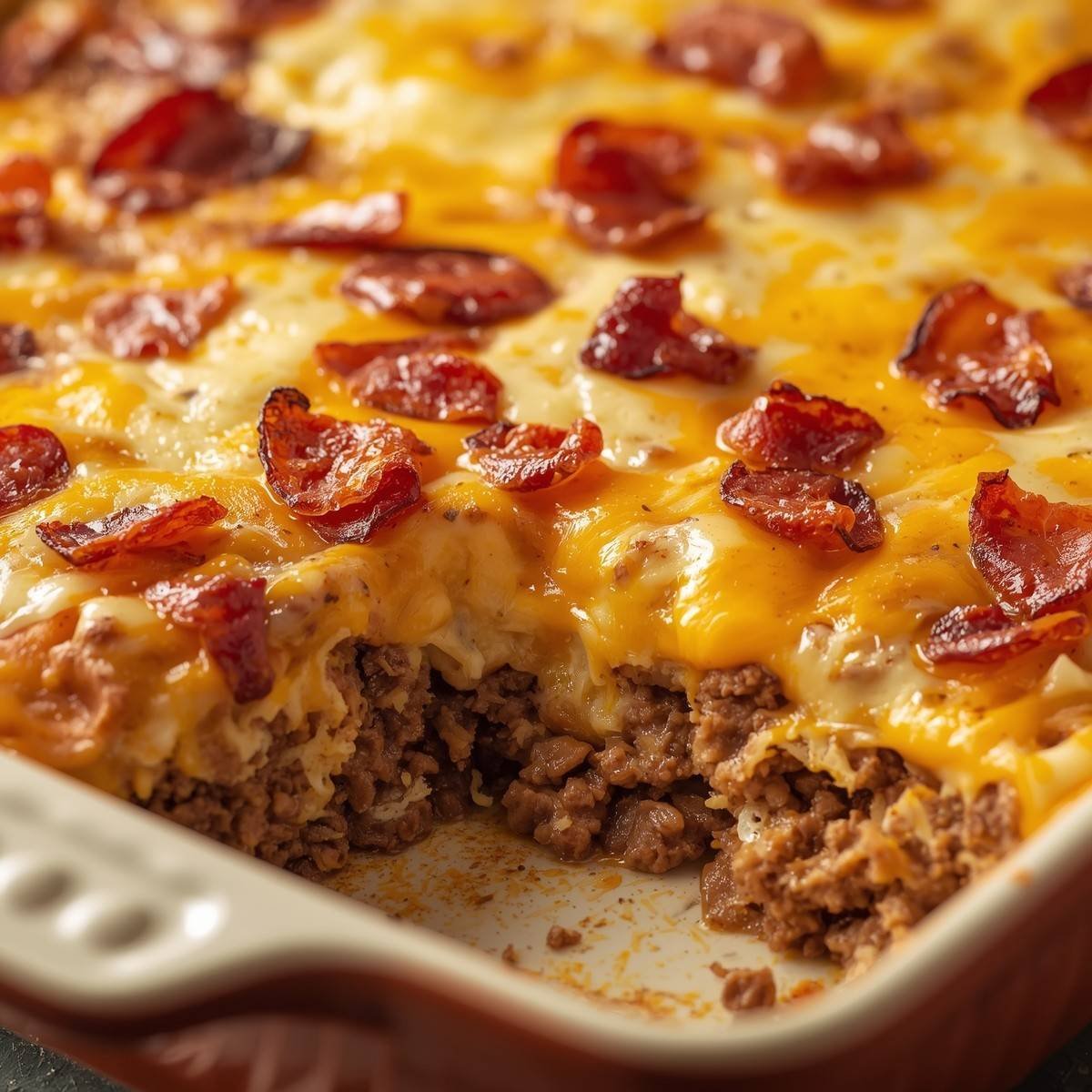 bacon cheeseburger casserole