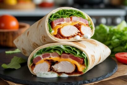 Thumbnail for Crispy Ranch Chicken & Bacon Wraps