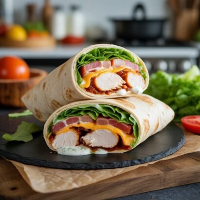 bacon chicken ranch wraps