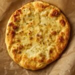 cheesy garlic keto flatbread