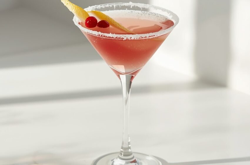 cranberry lemon mocktail