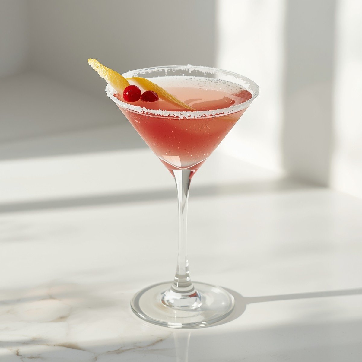 cranberry lemon mocktail