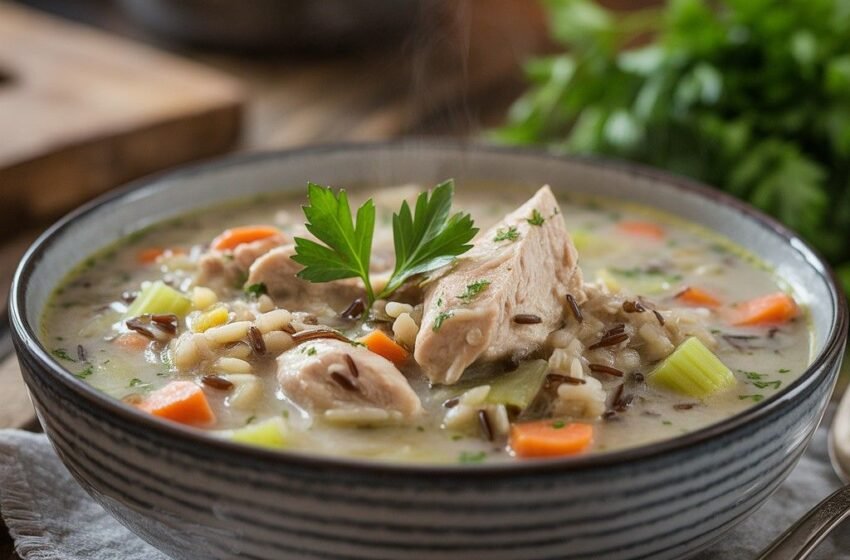 creamy chicken wild rice soup