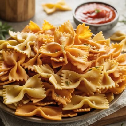 crispy pasta chips