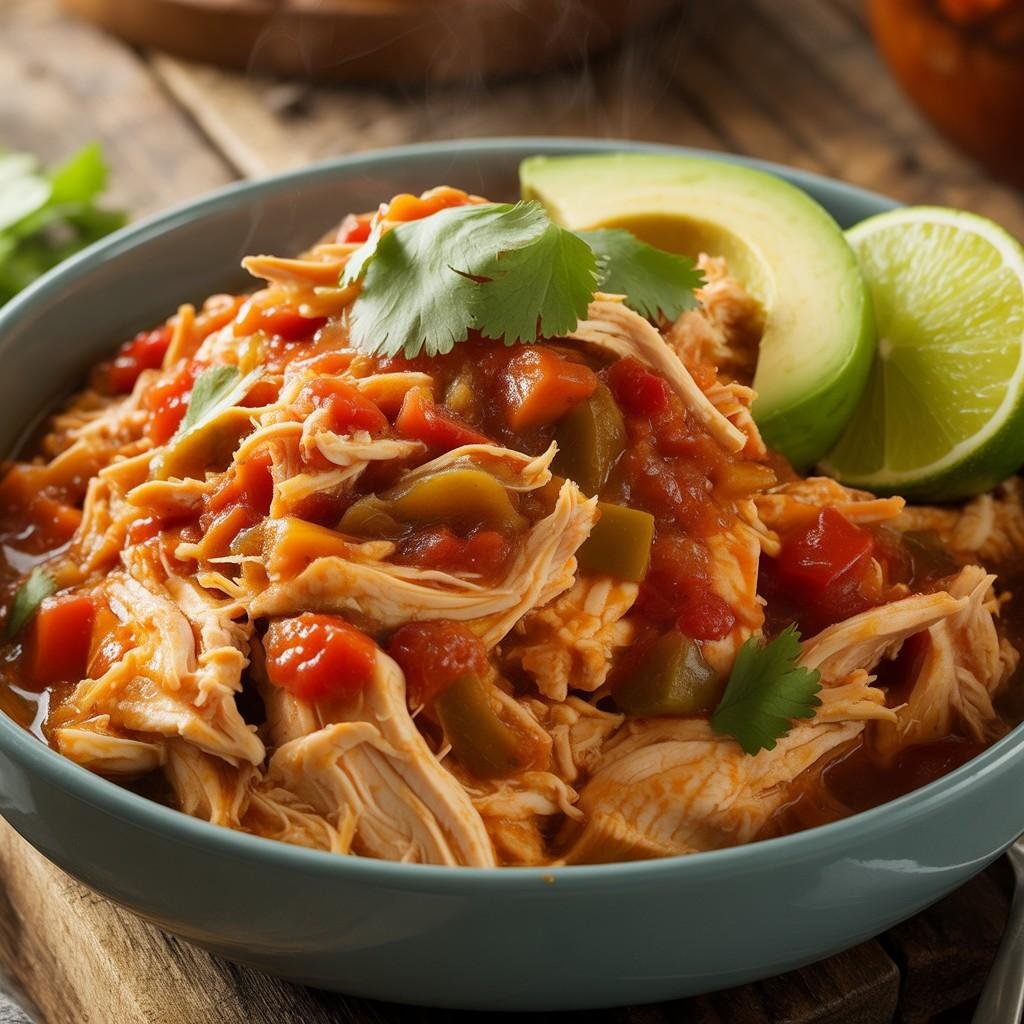 crockpot salsa chicken
