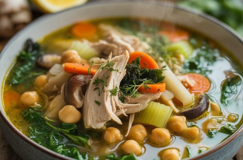 detox immune-boosting chicken soup