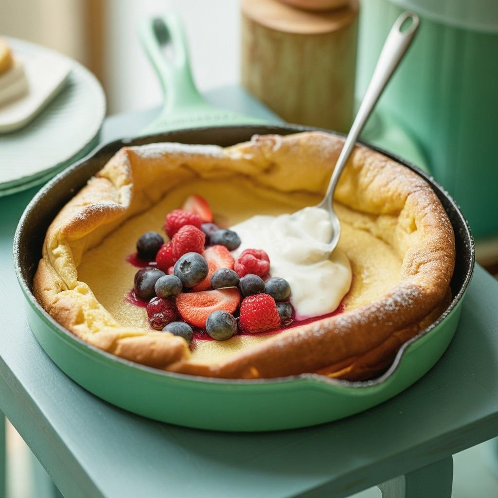 Easy Berry Breakfast Puff